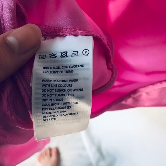 Revolve Bardot Super Pink Roller Plunge Neck & Open Back Bodysuit - Picture 8 of 11